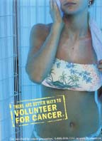 Volunteer for Skin Cancer poster
